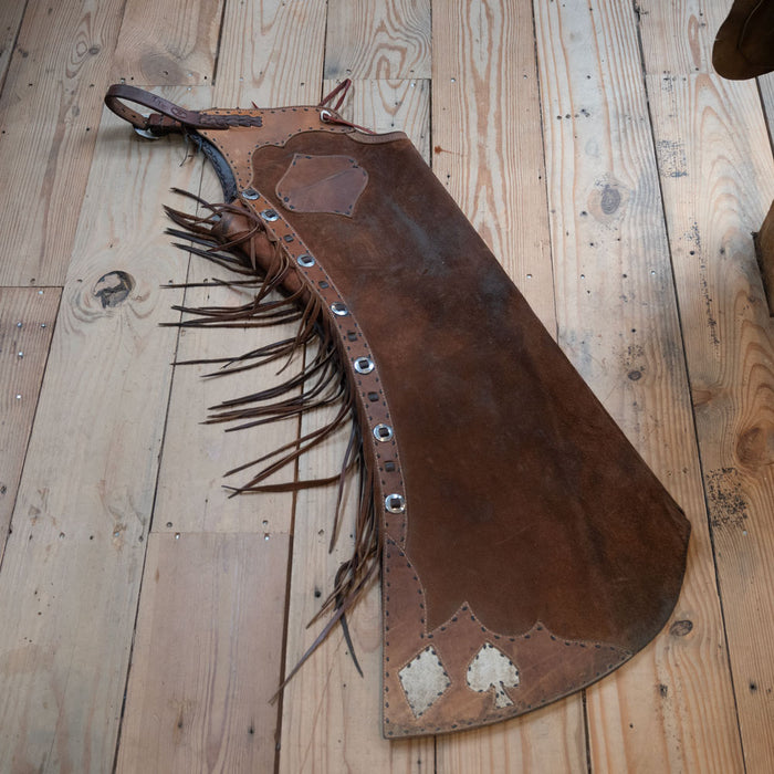 Ed Walker Leathersmiths Stepthrough Roughout Chaps Tack - Chaps & Chinks MISC