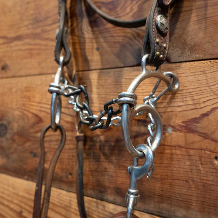 Reinsman Sweet Six Chain Gag Bridle Rig Tack - Rigs Reinsman