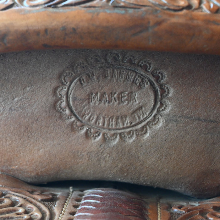 14" USED D.W BARNES BARREL SADDLE