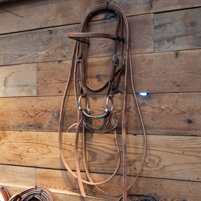 Mahue D-Ring Snaffle Bridle Rig