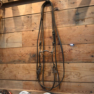 Bridle Rig - Jeff Payne Solid Port with Copper Bar Silver - RIG643 Tack - Rigs Jeff Payne   