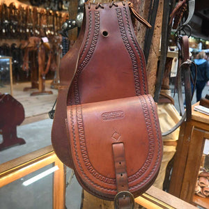 Marc Collins Saddlery Leather Saddle Bags _CA1104 Collectibles Marc Collins