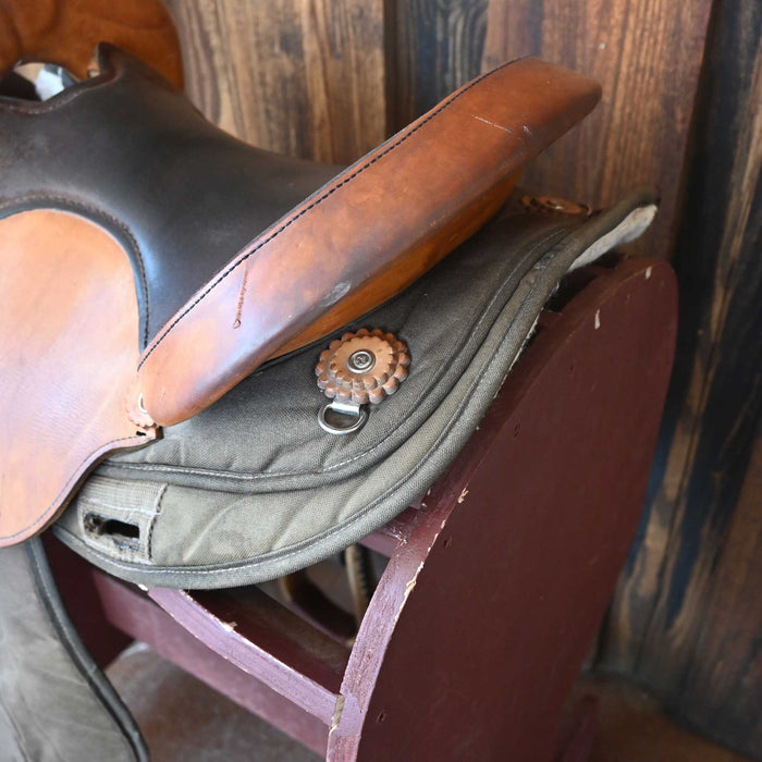 14.5" USED FABTRON TRAIL SADDLE Saddles - Used FABTRON