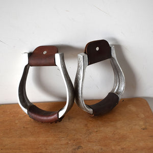 Used Round Floral Engraved Oxbow Stirrups Sale Barn Teskey's
