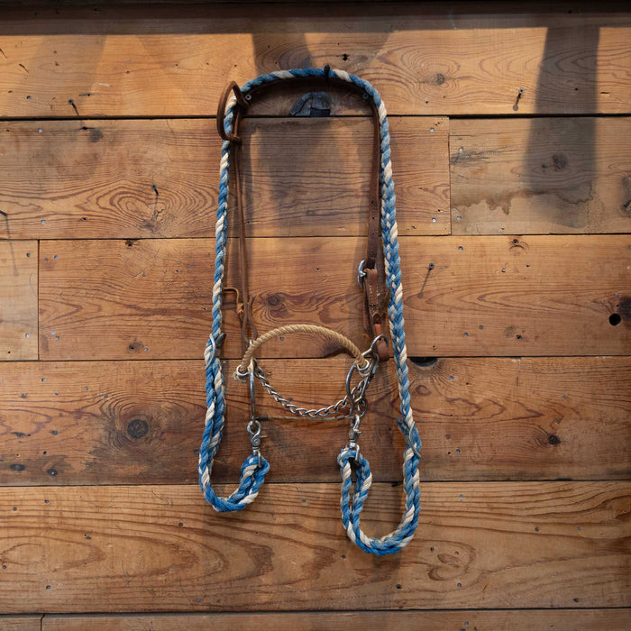 Hackamore Rig w/Braided Nylon Reins
