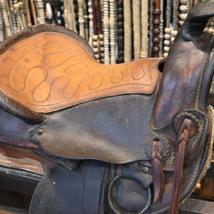 Western Vintage Cowboy Saddle  _CA731 Collectibles MISC   