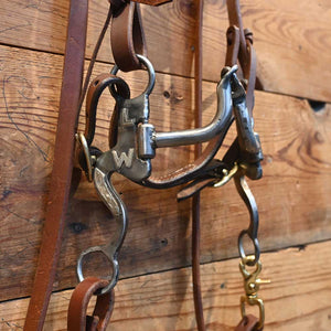 Bridle Rig - Stamped DG - Silver Mounted Correction Bit RIG746 Tack - Rigs S. Allen   