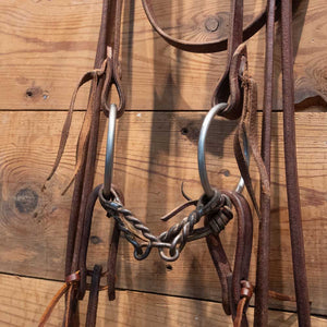 Bridle Rig with Don Hansen Double Twisted Wire Snaffle  RIG072 Tack - Rigs Don Hansen   