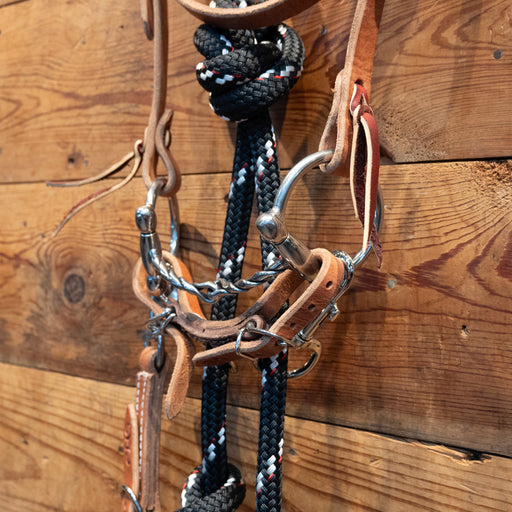 CHS Mitch D-Ring Draw Rig Tack - Training Cow Horse Supply