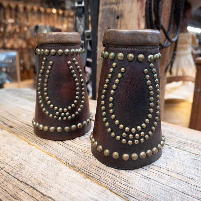 1940's Studded Western Leather Cuffs