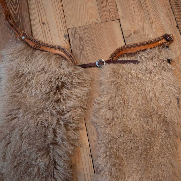 Champagne Angora Wooley Shotgun Chaps