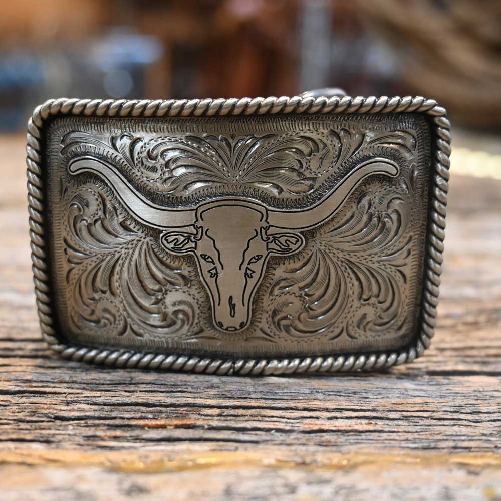 Western Belt Buckle - Longhorn Buckle _Ca090