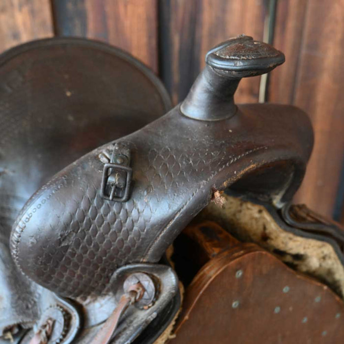 ANTIQUE EDDLEMAN BROTHERS DECORATIVE SADDLE Saddles - New Teskey's
