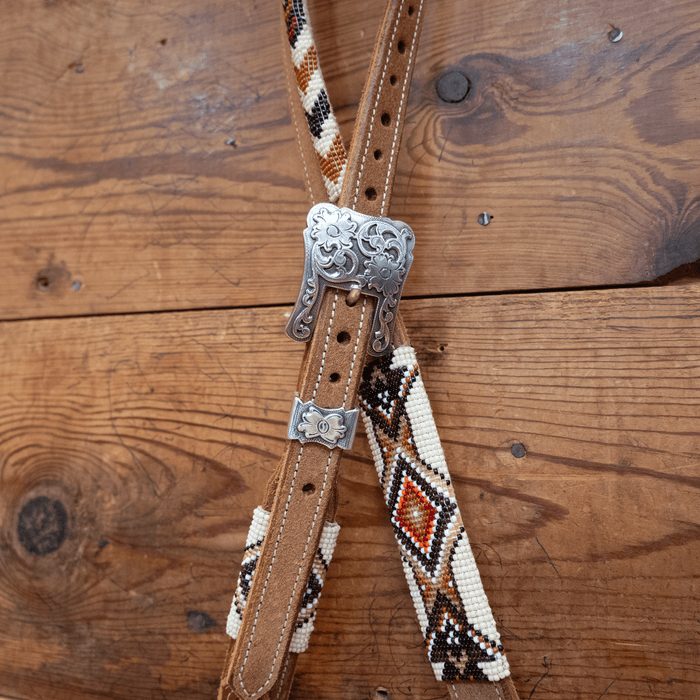 Bill Plummer Beaded Split Ear Headstall