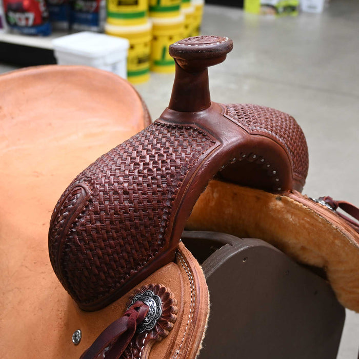 15" TESKEY'S RANCH CUTTER SADDLE