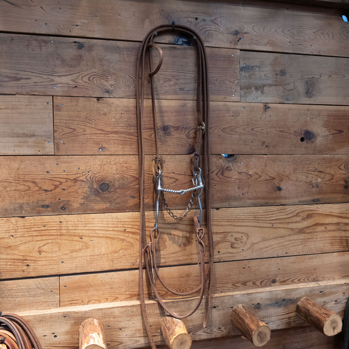 Hollis Twisted Wire Snaffle Bridle Rig