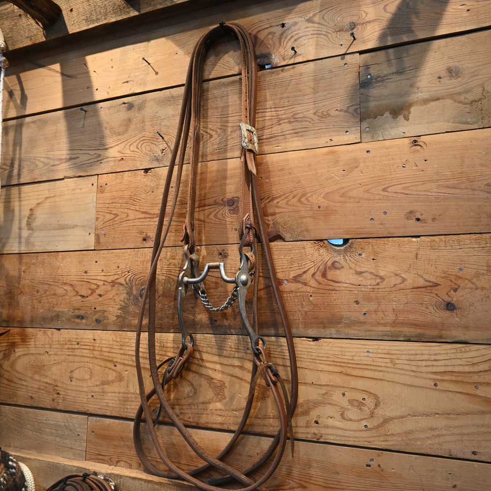 Bridle Rig - Josh Ownbey Square Hinge Port with a CowPuncher Buckle  RIG815 Tack - Rigs Josh Ownbey Cowboy Line   