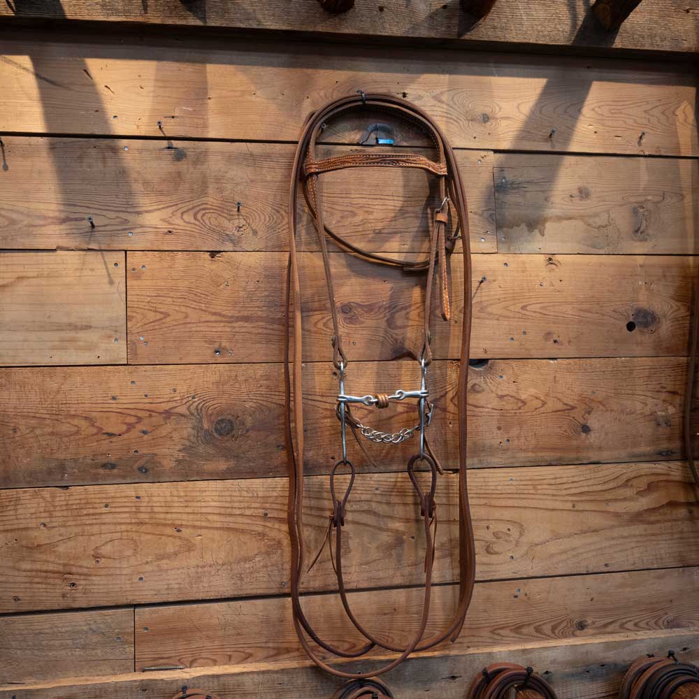 Shanked 3-Piece Dogbone Bit Bridle Rig Sale Barn MISC