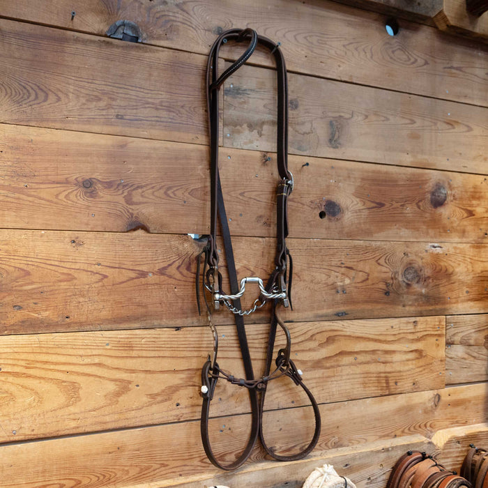 Kerry Kelley 10 Twisted Wire Hinge Port Bridle Rig