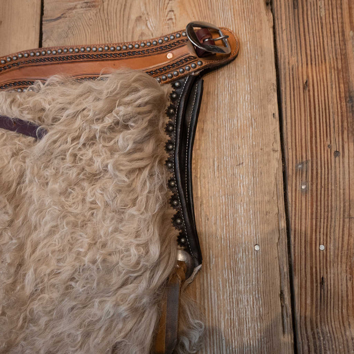 Champagne Angora Wooley Shotgun Chaps