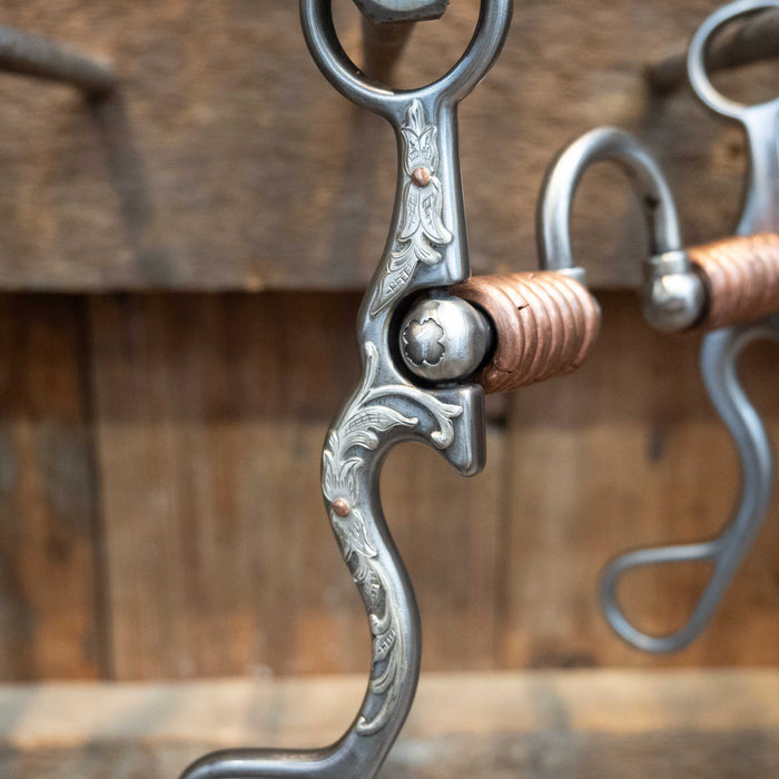 Silver Mounted Kerry Kelley 02S 20 w/Copper Rings Bit