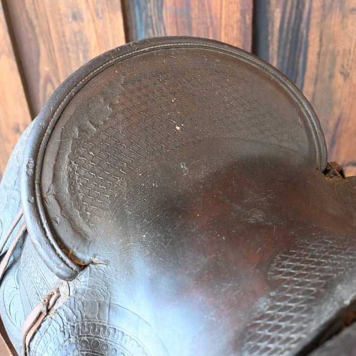 ANTIQUE EDDLEMAN BROTHERS DECORATIVE SADDLE Saddles - New Teskey's