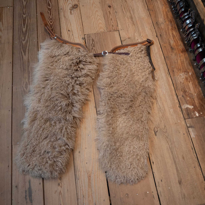 Champagne Angora Wooley Shotgun Chaps