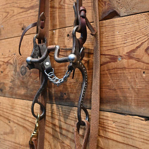 Bridle Rig - Tom Balding Silver Mounted Square hinge Bit RIG910 Tack - Rigs Tom Balding