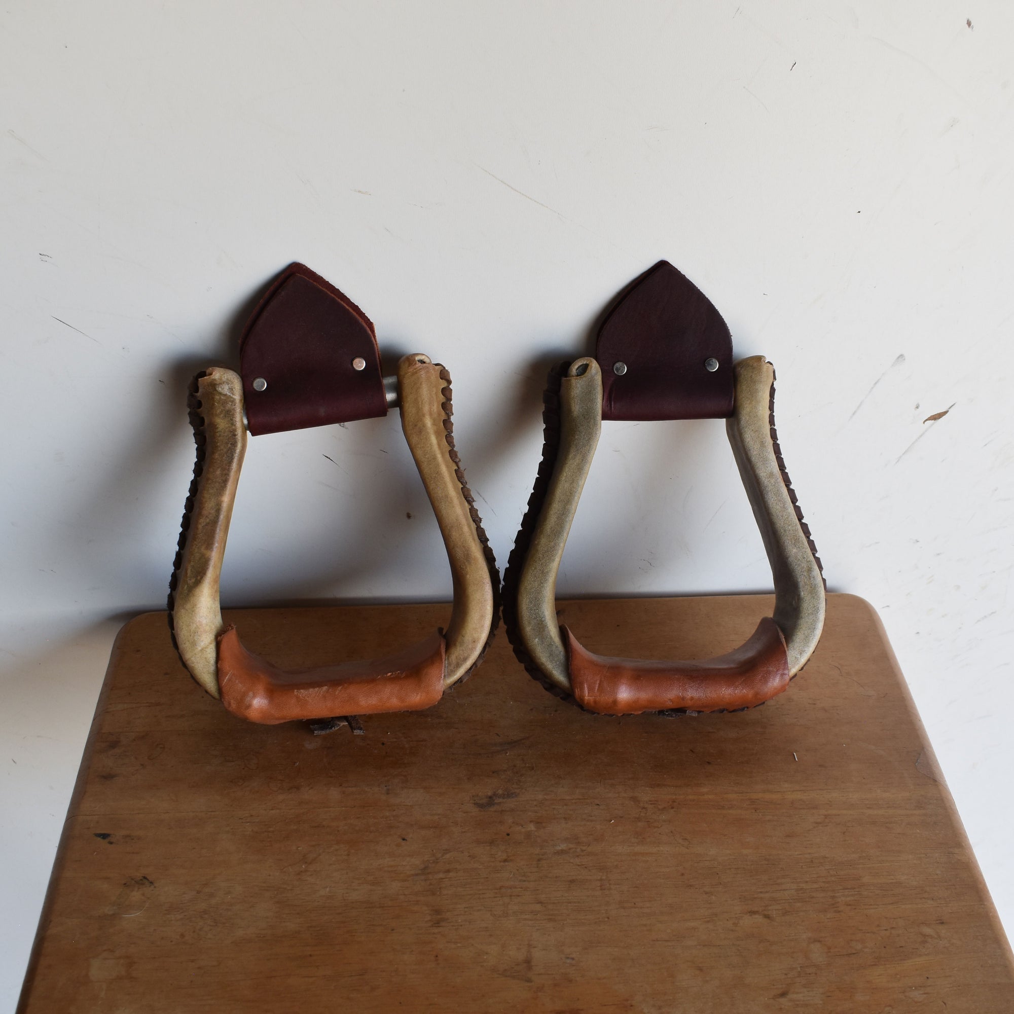 NEW Rawhide Bell Stirrups Sale Barn Teskey's