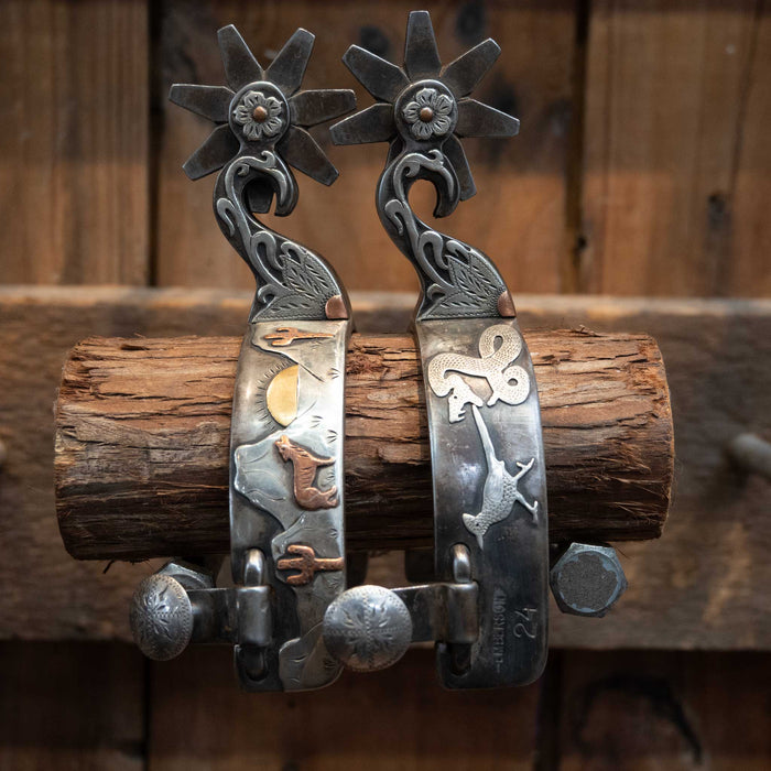 Emberson 7pt. Mountain Scene Spurs