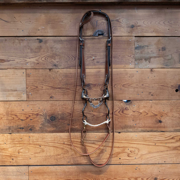 Dutton Twisted Wire Snaffle Bridle Rig