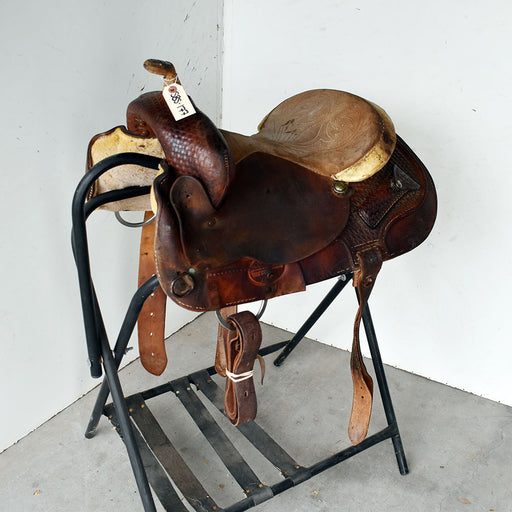 Used 15" Non-Rider Decor Only Saddle Sale Barn Teskey's