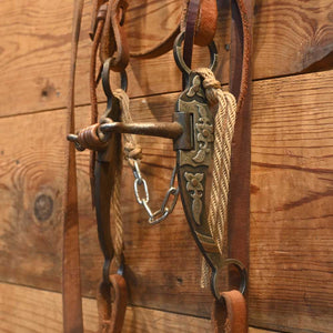 Bridle Rig - Jerry Galloway Silver Mounted Smooth Shanked Snaffle Bit - RIG682 Tack - Rigs Jerry Galloway   