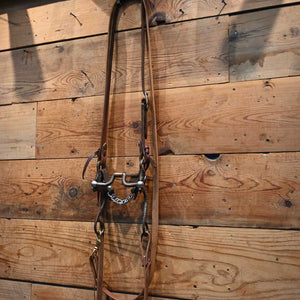 Bridle Rig - Tom Balding Silver Mounted Square hinge Bit RIG910 Tack - Rigs Tom Balding