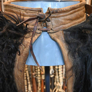 Vintage Chaps - Angora - Wooly Shotgun Chaps - Western Decor  _C484 Tack - Chaps & Chinks Teskey's   