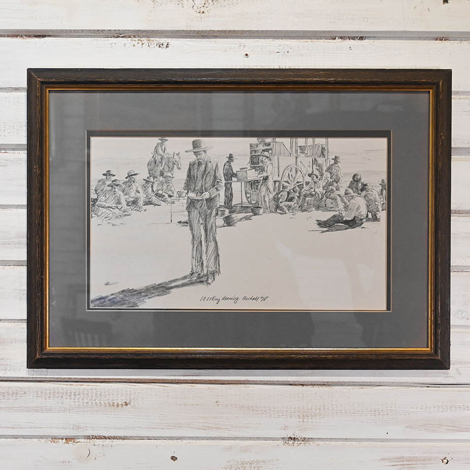 Chuckwagon Sketch By David Nordahl