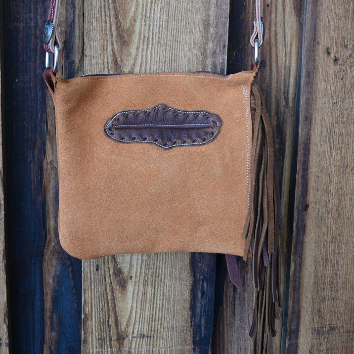 Handmade Rust Crossbody Chap Purse