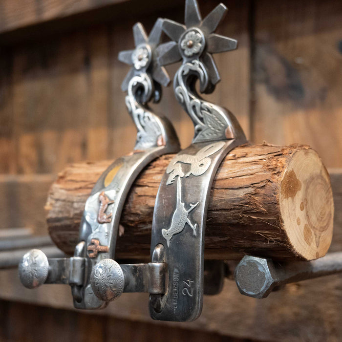 Emberson 7pt. Mountain Scene Spurs