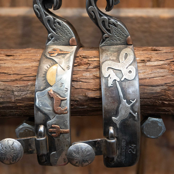 Emberson 7pt. Mountain Scene Spurs