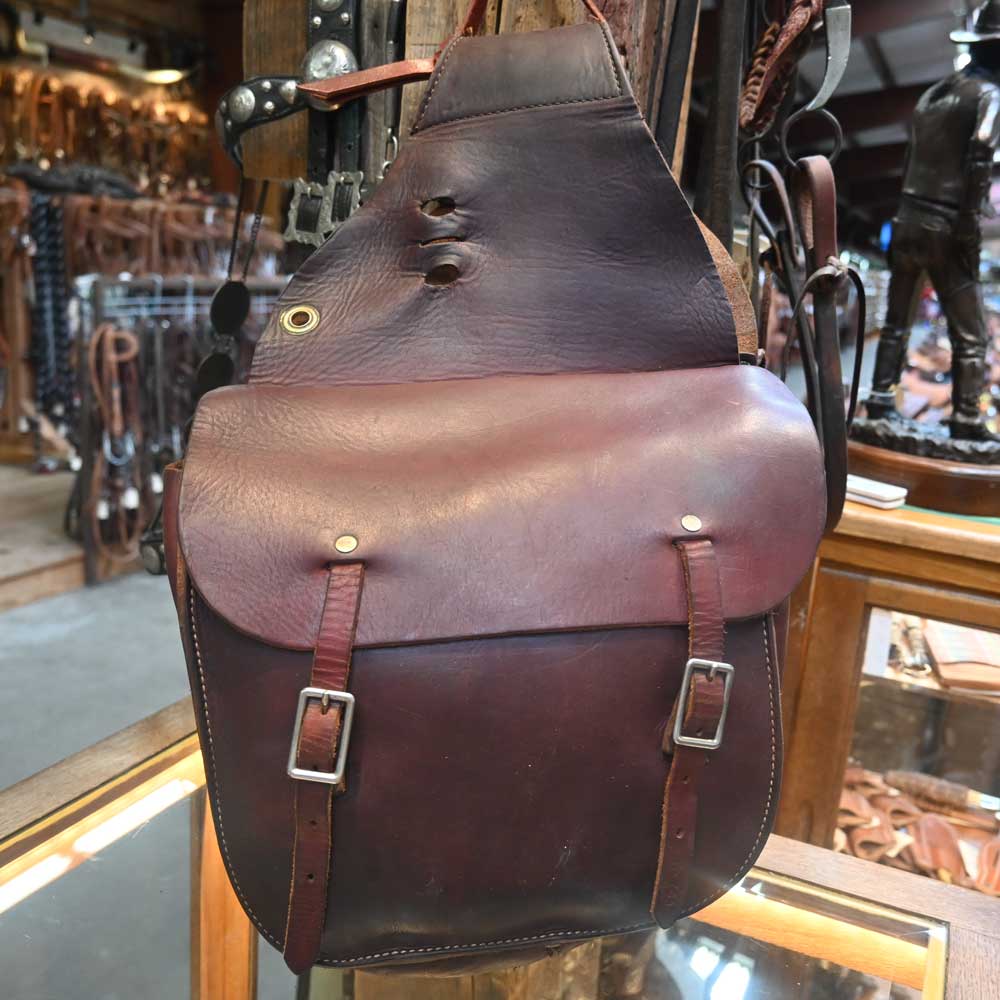 Handmade Leather Saddle Bags _CA1106 Collectibles TESKEY'S