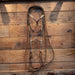 Low Port Stiff Bit with Rawhide and Dots Bridle Rig Sale Barn MISC