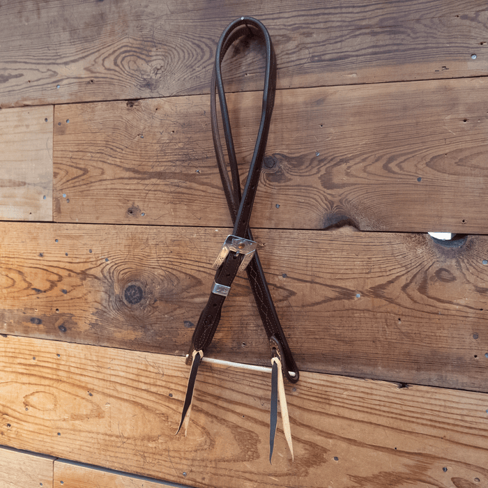 Blevins Leather 1" Split Ear Headstall w/ Reid Jones Buckle
