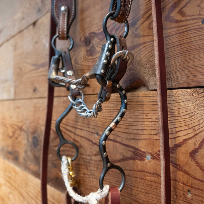 Dutton Twisted Wire Snaffle Bridle Rig