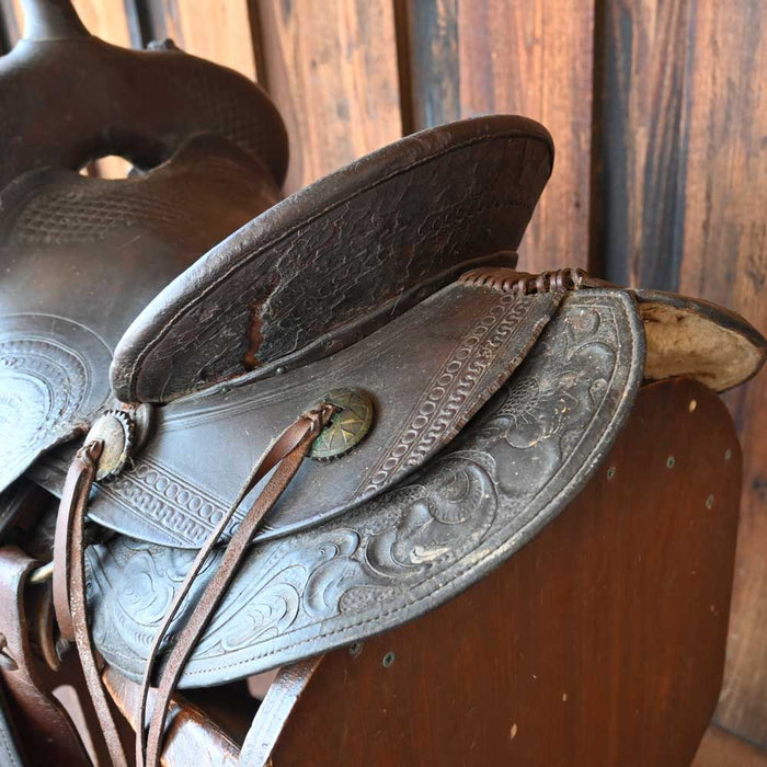 ANTIQUE EDDLEMAN BROTHERS DECORATIVE SADDLE Saddles - New Teskey's