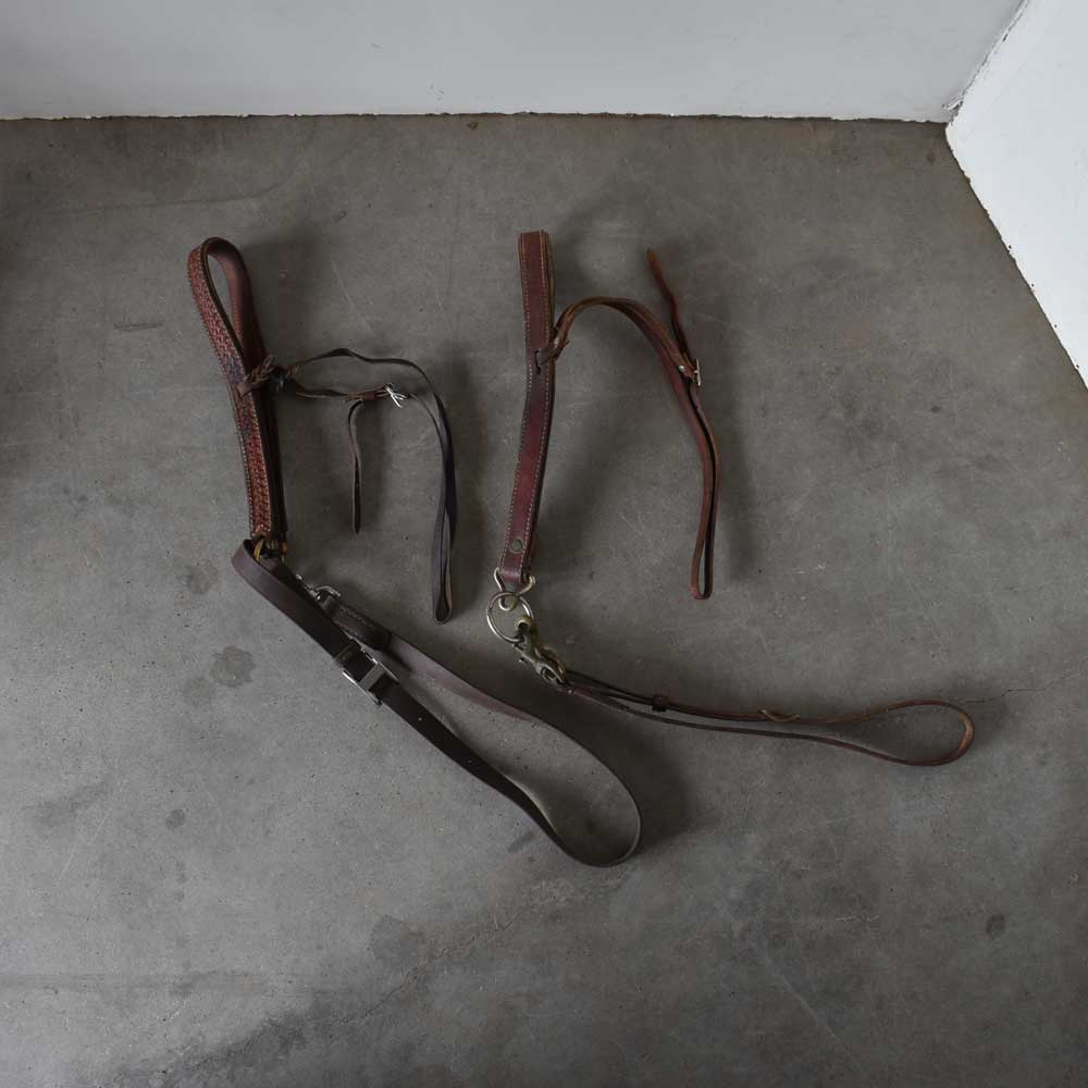 Used Leather Noseband With Tie Down Set Of 2 Sale Barn Teskey's