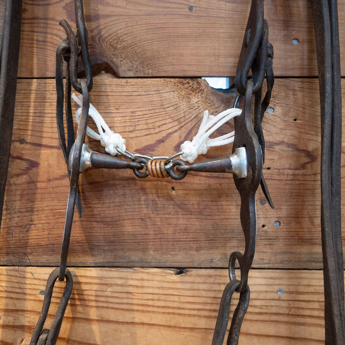 Dog Bone w/ Copper Rings Bridle Rig
