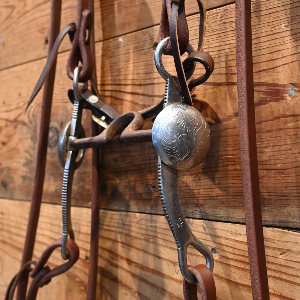 Les Vogt Silver Mounted Port Bridle Rig Tack - Rigs Les Vogt