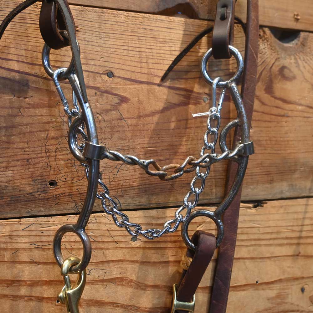 Schoneberg 4-Piece Chain Twisted Bridle Rig Tack - Rigs Schoneberg