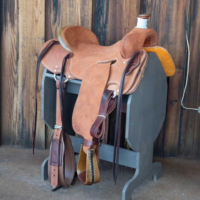 16.5" TESKEY'S STRIP DOWN RANCH SADDLE