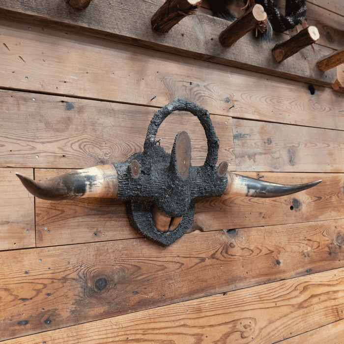 1927 Horn Rack with Hoof in Center